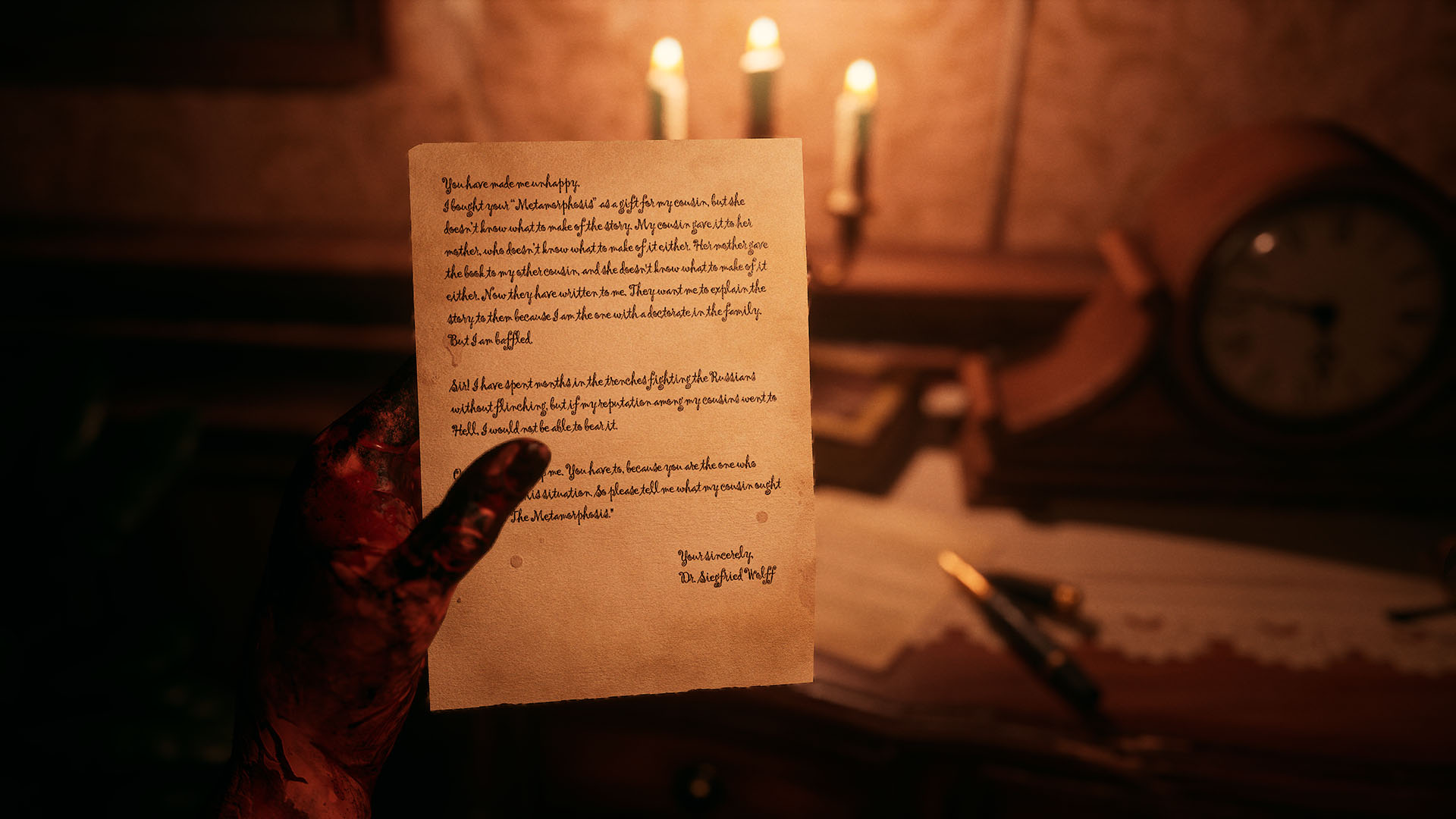 Nightmare Within gameplay — haunted corridor in Unreal Engine 5