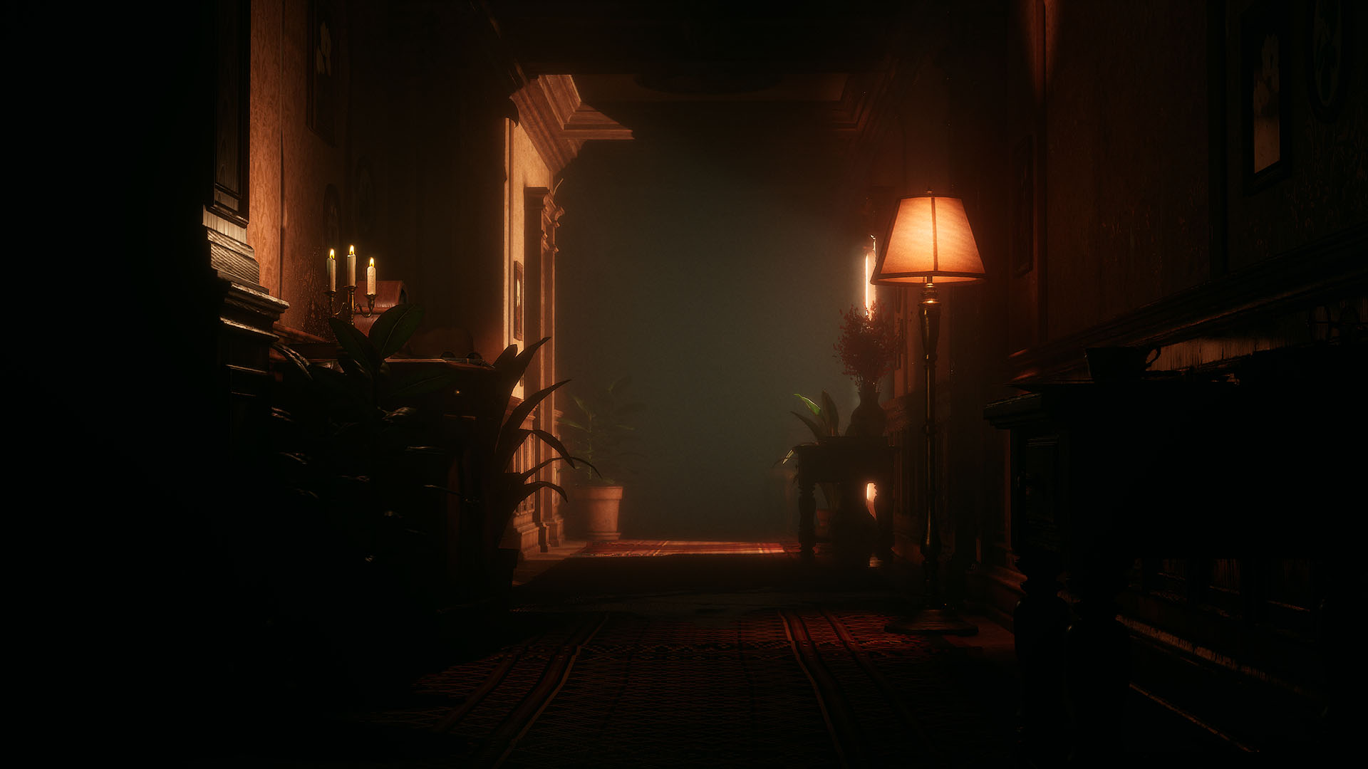 Nightmare Within — survival horror scene with dynamic shadows